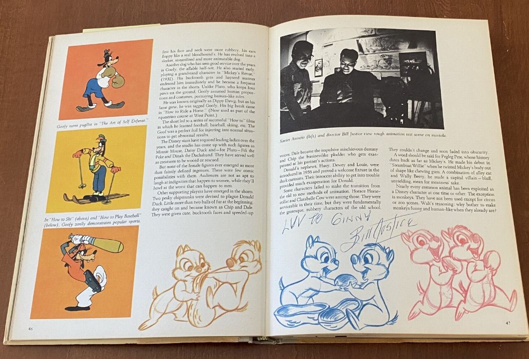 Art Of Animation Signed Walt & Ub Iwerks!